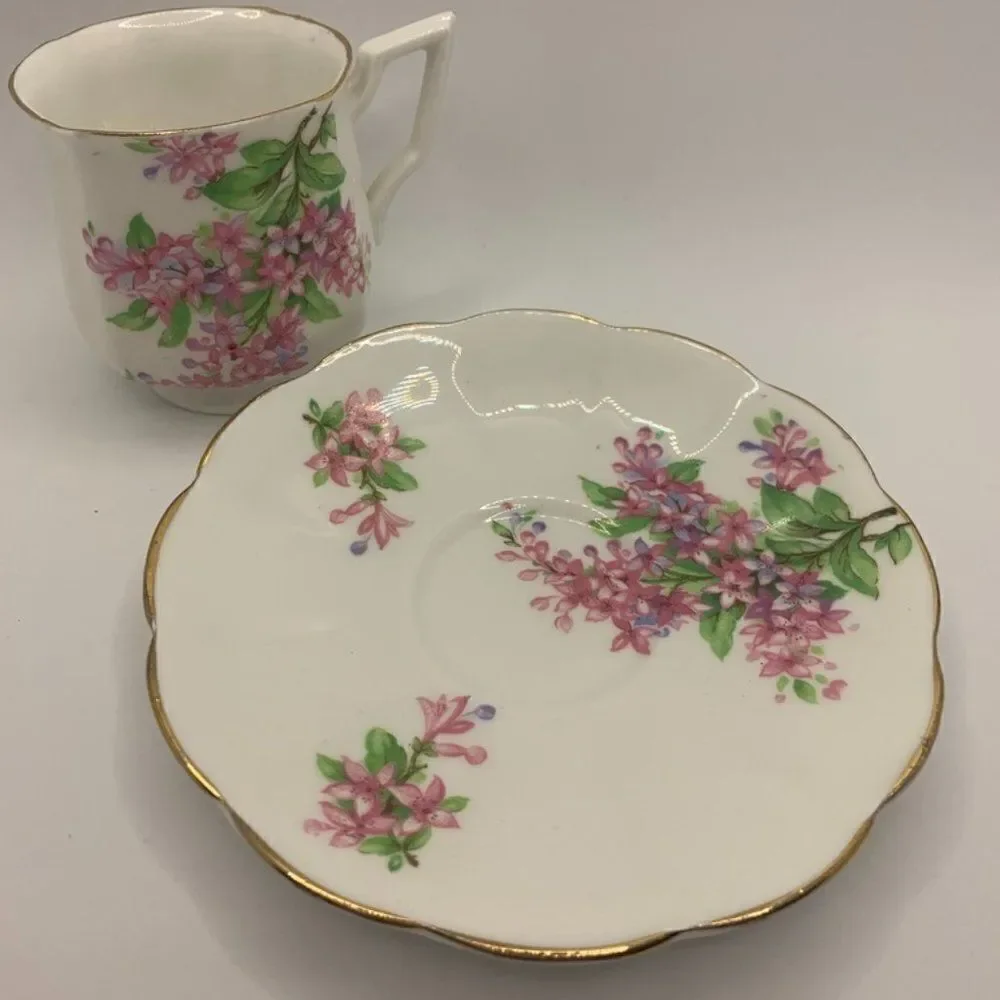 Royal Buxon English Bone China Cup and Saucer